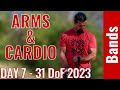 Cardio and Arms Resistance Band Workout - Day 7 - 31 Days of Fitness Series