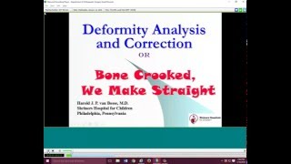 Deformity Analysis and Correction