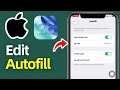 How To Edit Autofill On iPhone!