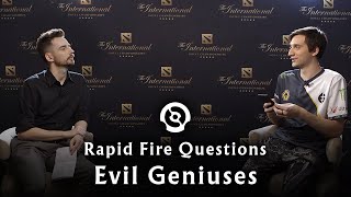 Rapid Fire Questions - Evil Geniuses