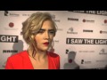 I Saw The Light Maddie Hasson Billy Jean Red Carpet Movie Premiere Interview ScreenSlam