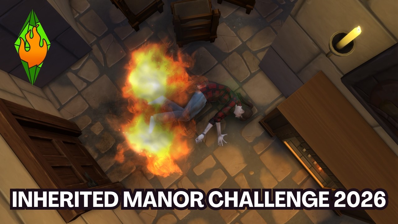 BURNING A CASTLE - Inherited Manor Challenge Burning and Plotting Stream