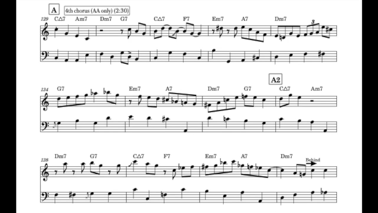 Transcription: Campbell Ryga & Ken Lister; I've Never Been in Love Before