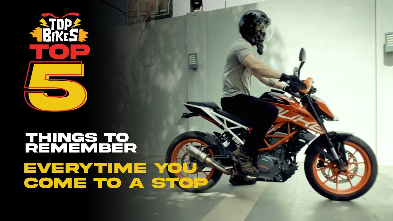 Tips To Stop A Motorcycle Safely On The Road Ep. 7 YouTube