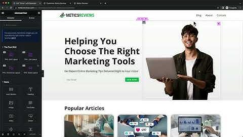 How to optimize Wordpress Website for Mobile (Elementor)