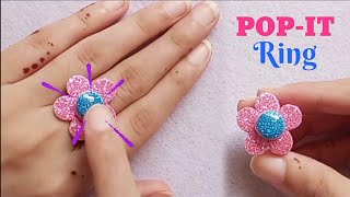 How to make Pop-it Ring | DIY Pop It Toy | 5 minute craft | Creative Ideas screenshot 4