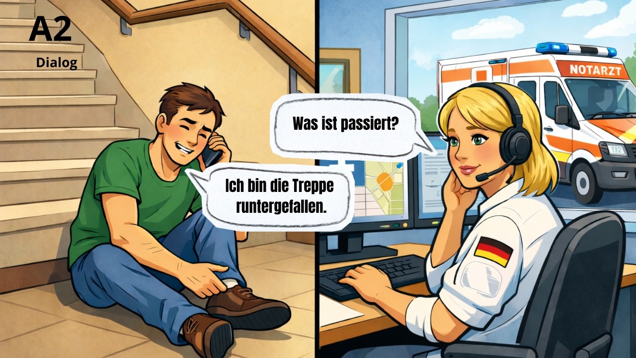 EIN NOTFALL IM KRANKENHAUS – A2 EINFACH ERKLÄRT.