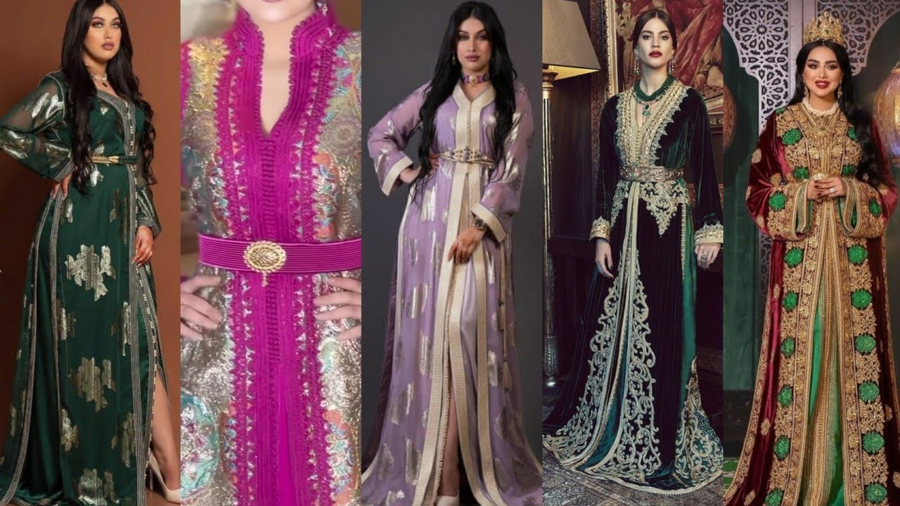 جديد القفطان المغربي🇲🇦 لفصل ربيع2025💥أخر ماهو دارج في الثوب والخياطةوالفصالةcaftan marocain 2025