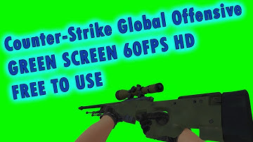 CS GO GREEN SCREEN WEAPONS HD
