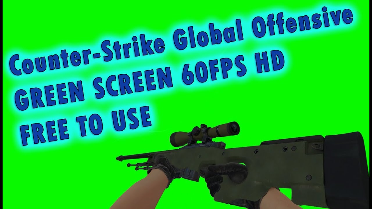 CS GO GREEN SCREEN WEAPONS HD - YouTube