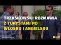 Trzaskowski rozmawia z turystami po włosku i angielsku | Onet100