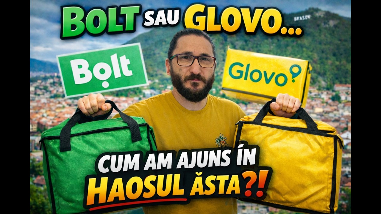 Planul era BOLT în Brașov… dar am ajuns pe GLOVO! Ce s-a întâmplat?!