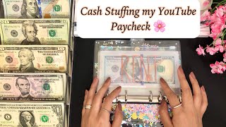 Youtube Paycheck Cash Envelope Stuffing | Sinking Funds Stuffing | August 2022