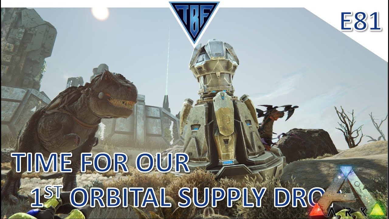 Orbital Supply Drop Fail! Ark Survival Evolved Modded Story Cluster - Extinction Map E80