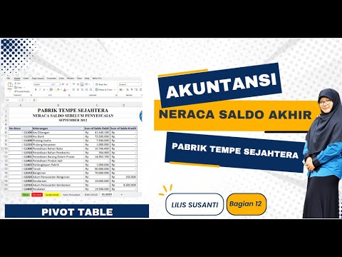 Pabrik Tempe Sejahtera - Cara Menyusun Neraca Saldo Sebelum Penyesuaian Dengan Mudah Hanya 7 Menit