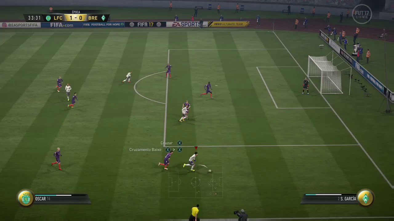 FIFA 17 Ultimate Team One Player Mode   Jefferson Montero diving header vs Werder Bremen