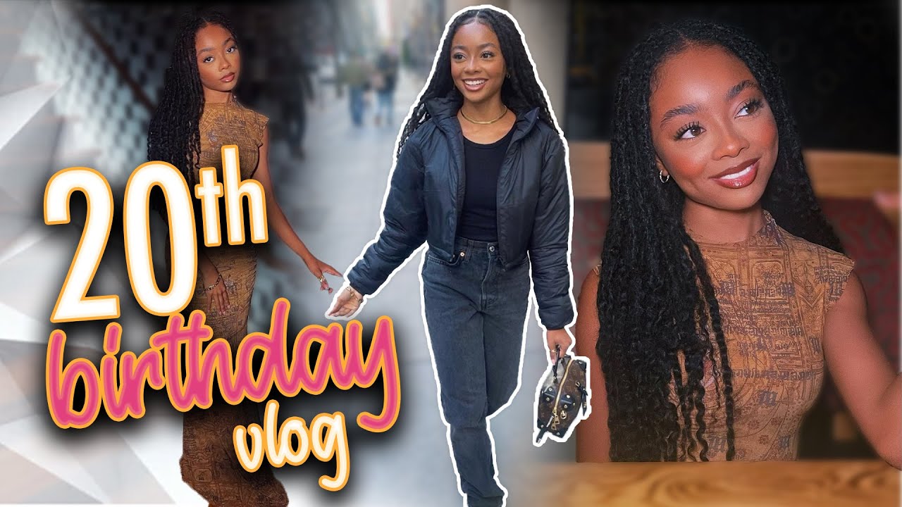 MY 20TH BIRTHDAY VLOG| SKAI JACKSON - YouTube