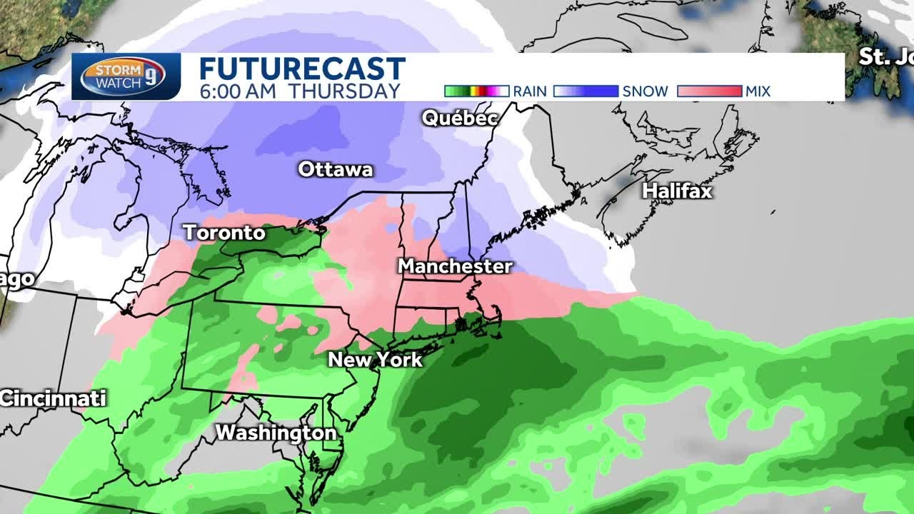 New Hampshire weather: Watching track of system bring snow, wintry mix ...