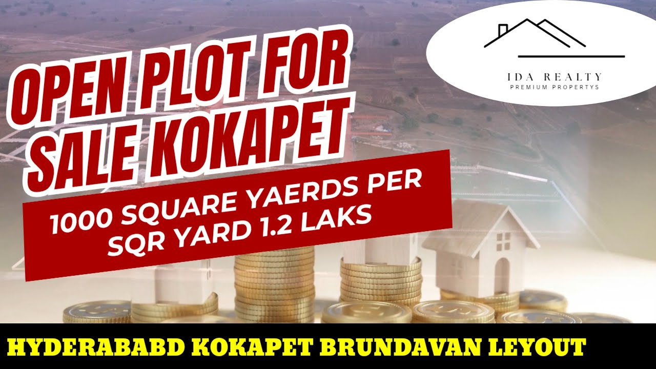 PLOT FOR SALE IN KoKAPET NARSINGI PLOT SIZE 1000 SQUARE YARDS 