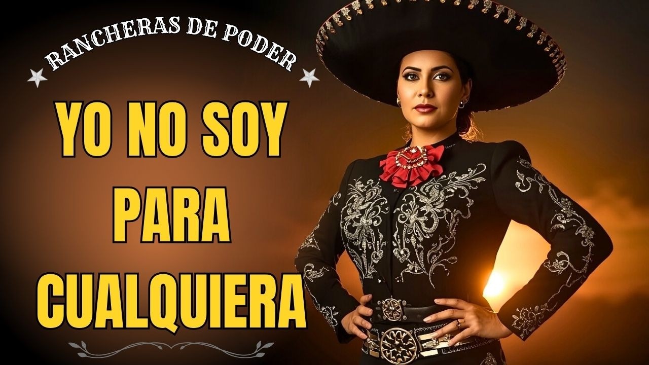 👑 NO SOY PARA CUALQUIERA | Rancheras de Mujeres Fuertes y Poder