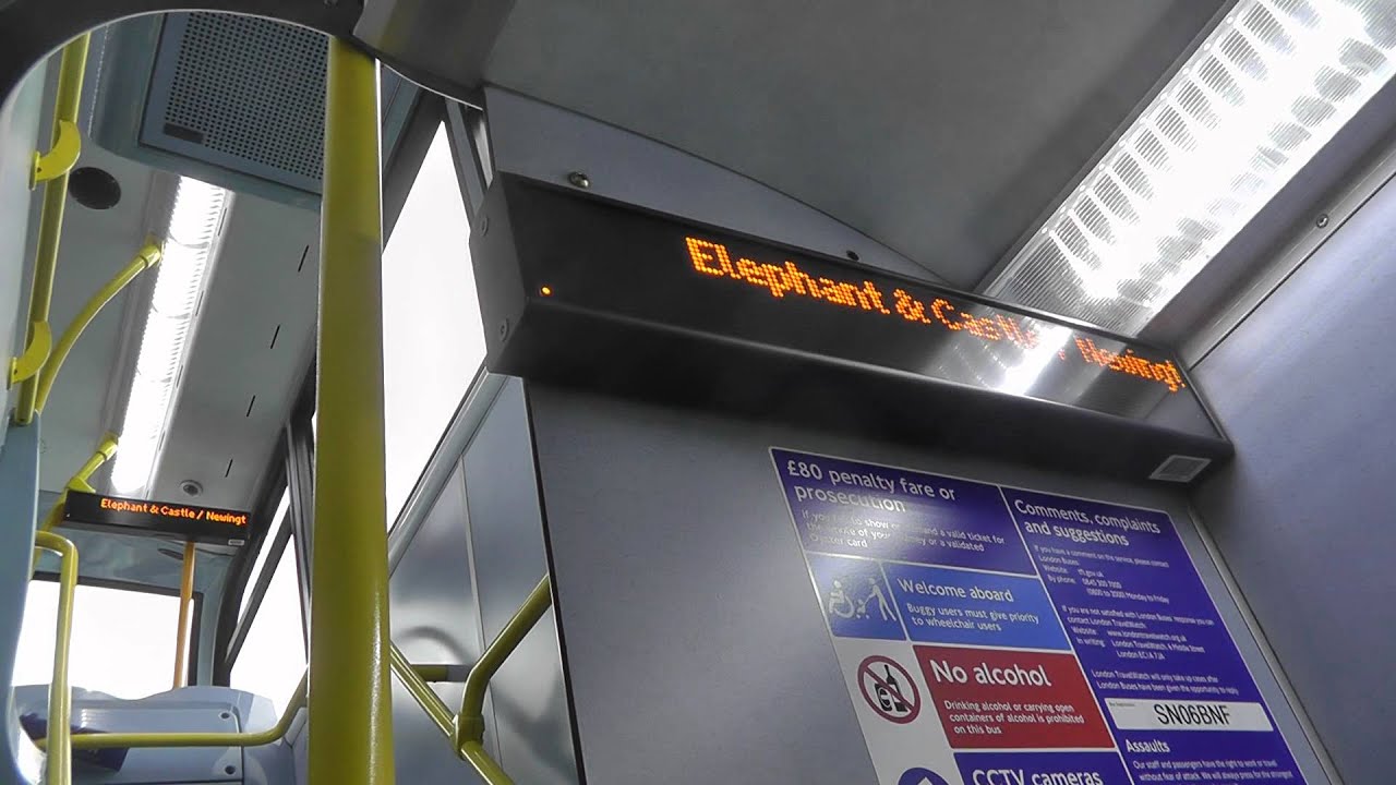 iBus Announcement on the 333 - Elephant & Castle/Newington Causeway for Bakerloo Line