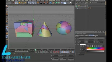 Color Efector Voronoi Effect Cinema 4D tutorial