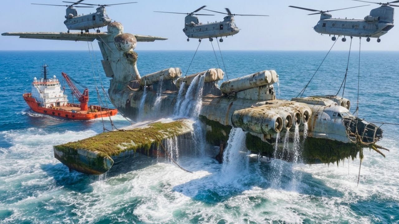 ⚙️ Salvaging & Restoring the 400-Ton Caspian Sea Monster Relic