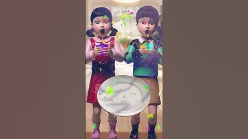 Squid Game AI Edible Star Jelly ASMR #squidgame #squidgame2 #squidgame3 #asmr #ai