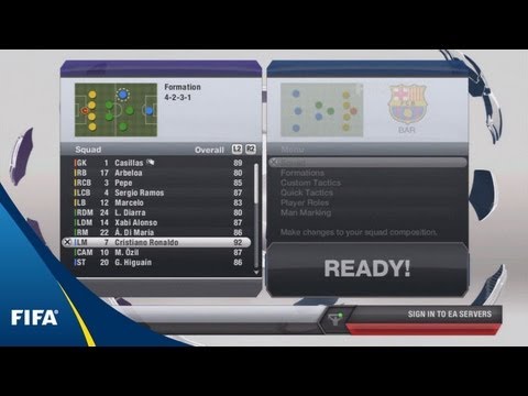 FIFA 13 tutorial: Playing with Real Madrid