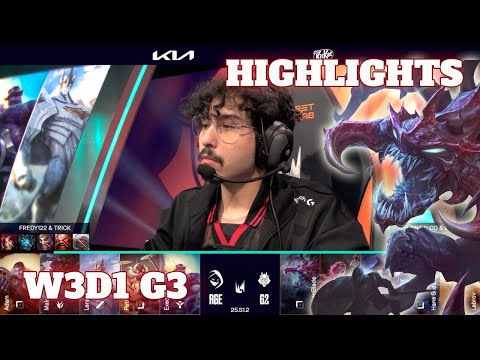 RGE vs G2 - Highlights | Week 3 Day 1 LEC Winter 2025 | Rogue vs G2 Esports W3D1
