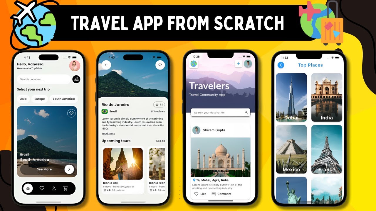 🏝️🔥 Flutter Travel App Tutorial | Build in 60 Minutes! - YouTube
