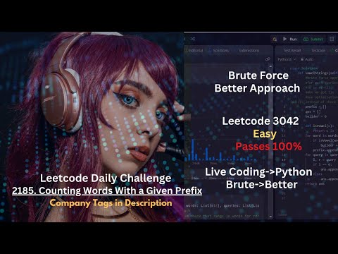 2185. Counting Words With a Given Prefix | leetcode daily challenge | dsa | python