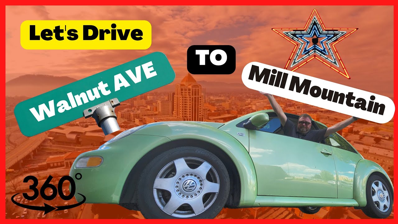 (360)(VR)(4k) Walnut Ave to Mill Mountain ~ Roanoke, VA 360 tour