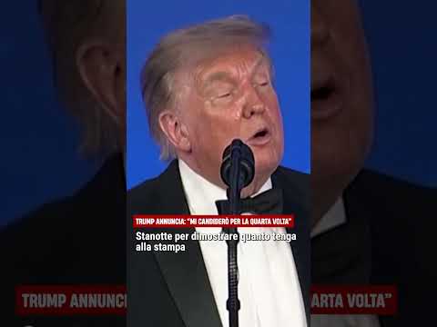 Video Trump annuncia: Mi candiderò per la quarta volta