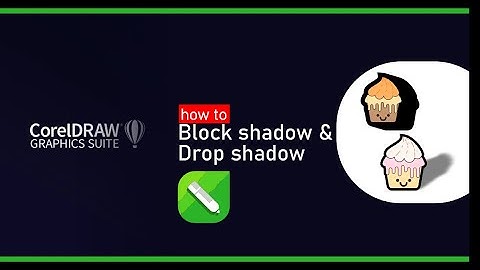 Shadow blocking and dropping shadows in CorelDraw 2022