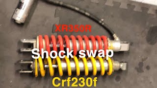 Crf230f Shock Swap and suspension upgrades