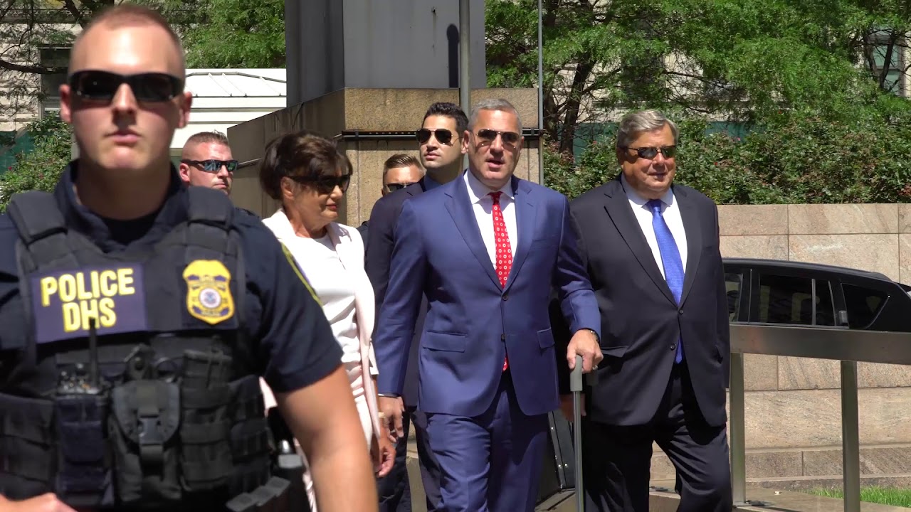 Immigration Lawyer Michael Wildes accompanies Melania Trump's Parents to Immigration.