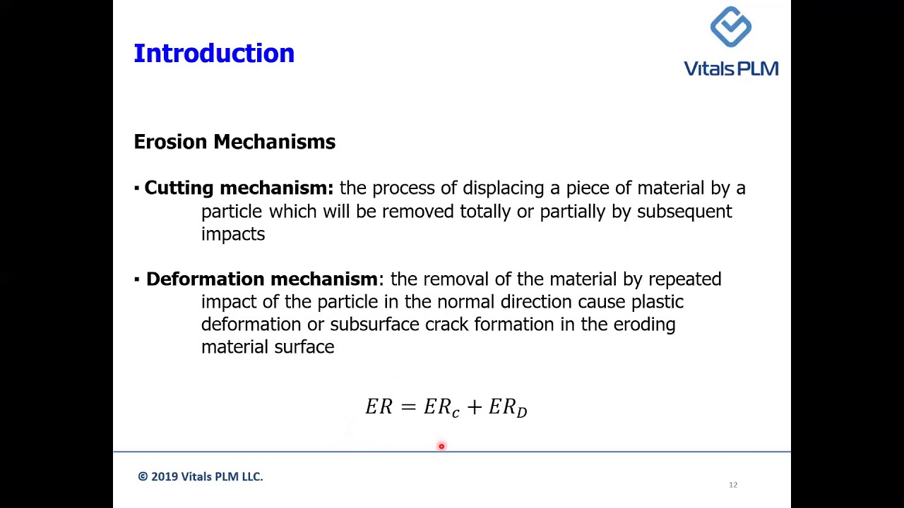Vitals PLM Webinar - Erosion Modeling Using CFD