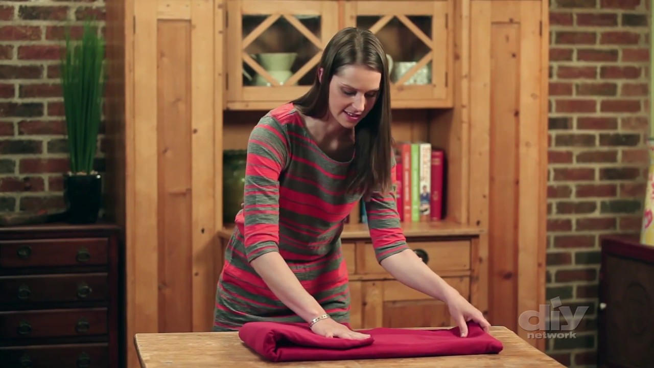 How to Perfectly Fold a Fitted Bed Sheet! DIY Network YouTube