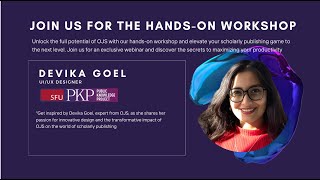 OJS Workshop: From Setup to Publication - Everything You Need to Know