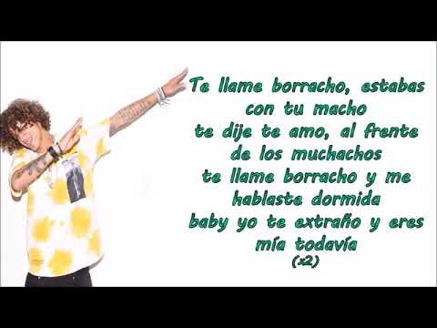 Te Llame Borracho Darkiel Ft Jon Z Letra Youtube