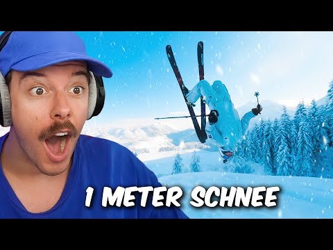 So viel SCHNEE hat er NOCH NIE gesehen 🏔 Aditotoro Reaction