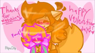 stutter meme (oc x canon and happy valentines day!)