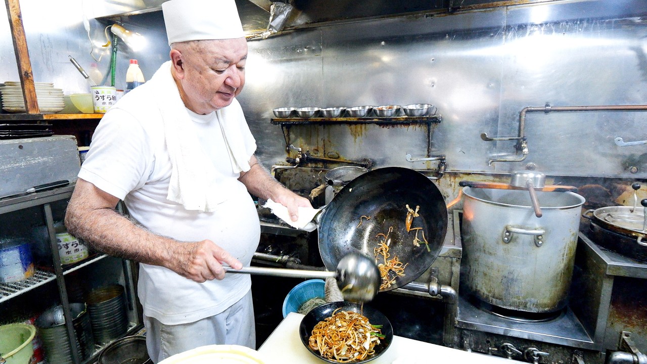 １１８種類のメニューを全てワンオペ調理する東京最強町中華がスゴすぎた。。