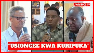 KIMENUKA HUKO, KABURU AMSHTAKI MTUMISHI KWA MAKONDA ''HUWEZI KUONGEA KWA KURIPUKA,KUNA VIONGOZI WAKO