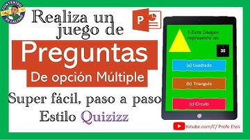 📃🎲ELABORA UN🎮 JUEGO DE PREGUNTAS DE OPCIÓN 🎮 MÚLTIPLE. EN POWER🎮 POINT❓