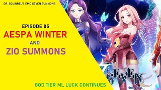 Aespa Winter and ZIO Summons - God Tier ML Squirrel Luck Continues  [Epic Seven Summons EP85]