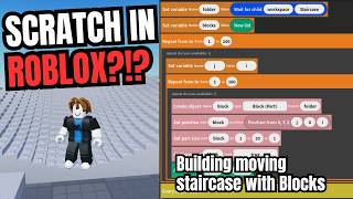 Here's how I made sinking tiles in Roblox with BLOCK CODING