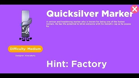 How to Get QuickSilver Marker (UPDATED)