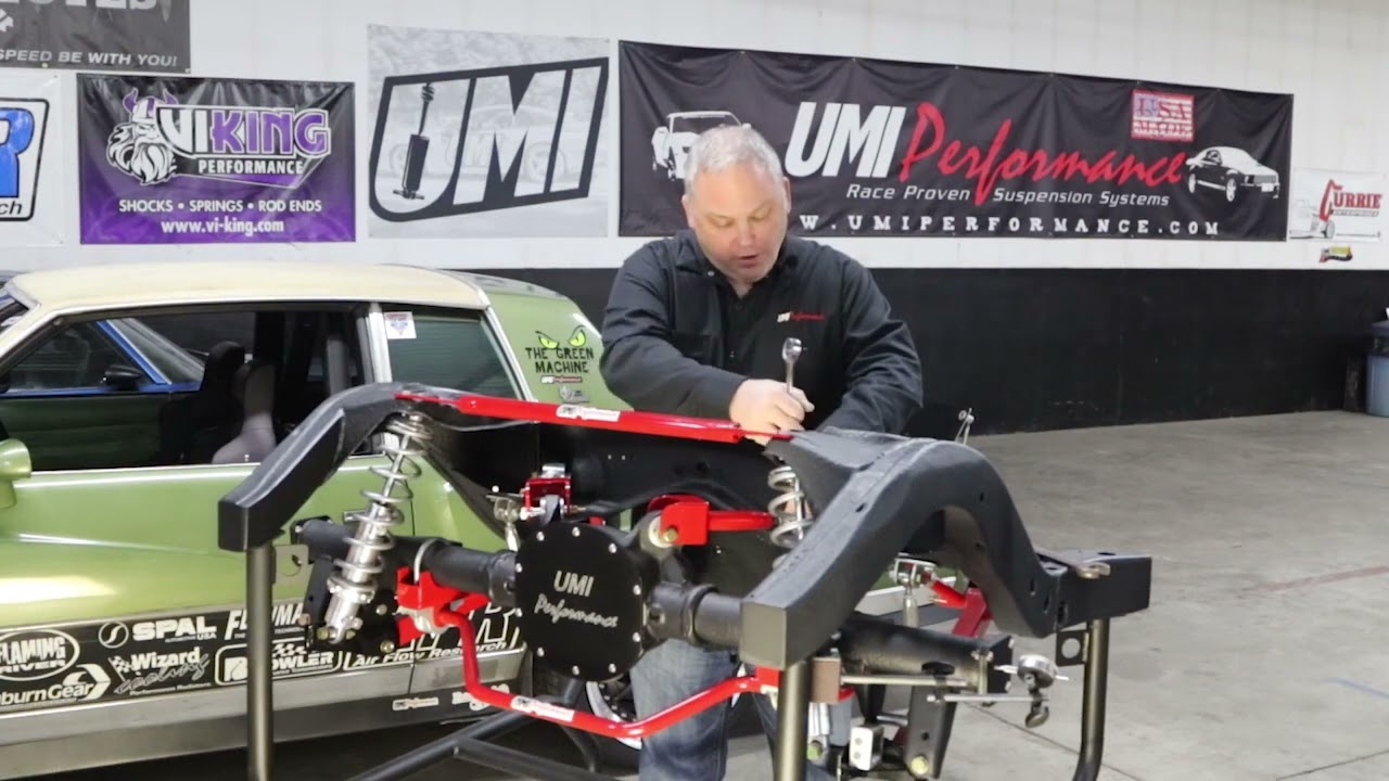 Converging Four Links: Adjusting Pinion Angle and Side-To-Side Movement for impala ss 94-95